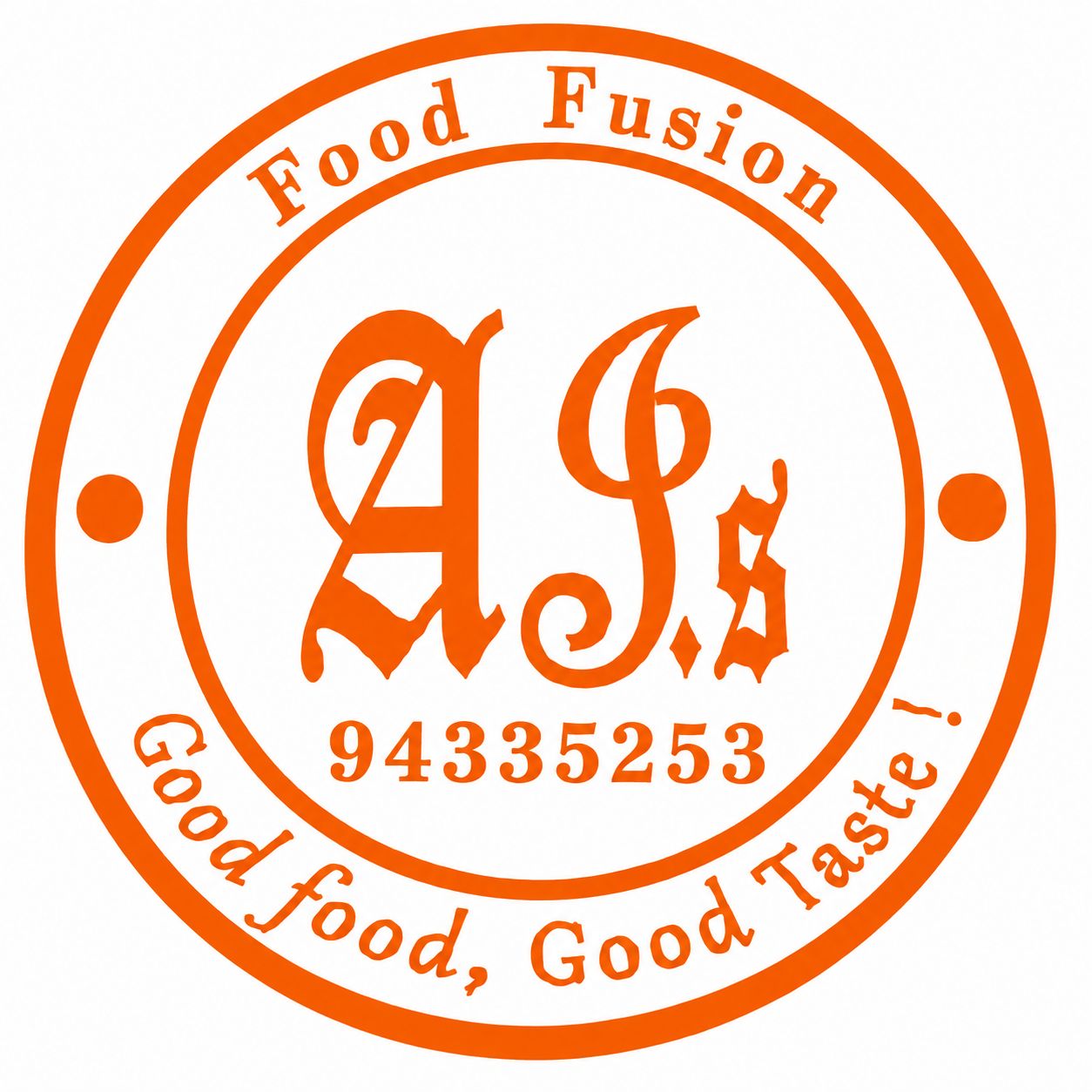 AJ's Food Fusion logo